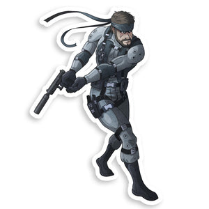 Solid Snake from Metal Gear Solid: Twin Snakes 3 Glossy Vinyl